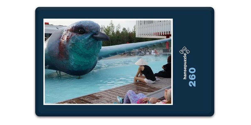 17794 Tierwelt - Vogel im Pool Puzzle