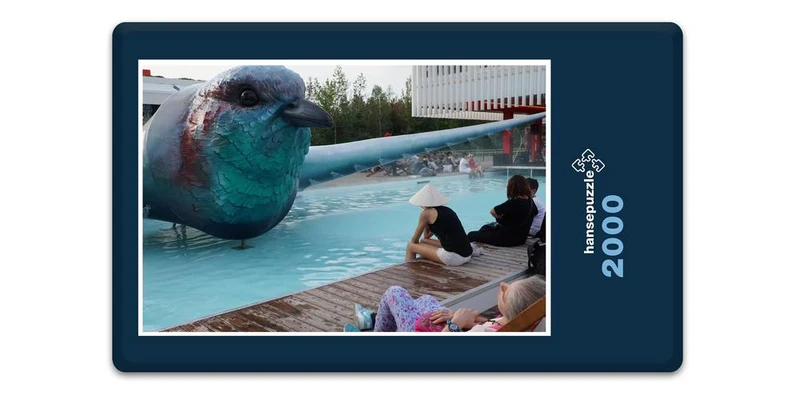 17794 Tierwelt - Vogel im Pool Puzzle