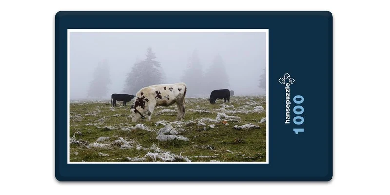 17895 Tierwelt - Kühe im Nebel Puzzle