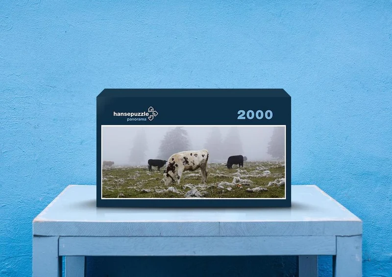 17895 Tierwelt - Kühe im Nebel Puzzle