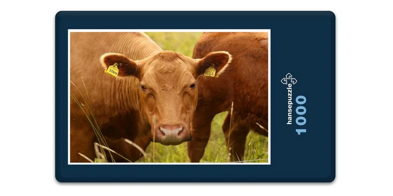 17841 Tierwelt - Glückliche Kuh Puzzle
