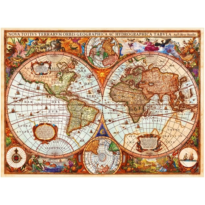 World's Map, Aimee Stewart (3000pcs)