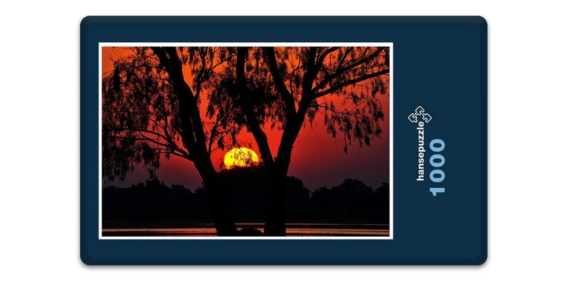 30787 Natur - Sonnenuntergang am Wasser Puzzle