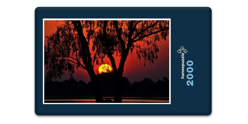 30787 Natur - Sonnenuntergang am Wasser Puzzle