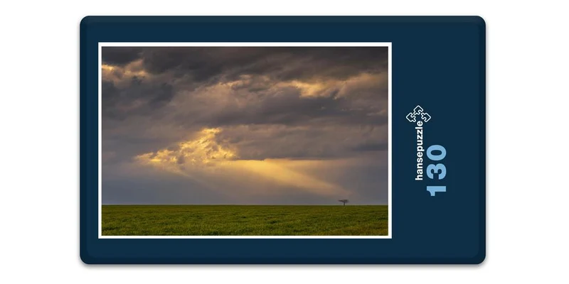 17810 Natur - Wolken über Land Puzzle