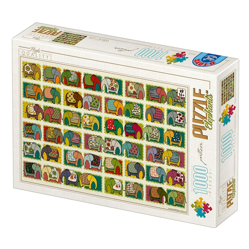 Pattern Elephants (1000pcs)