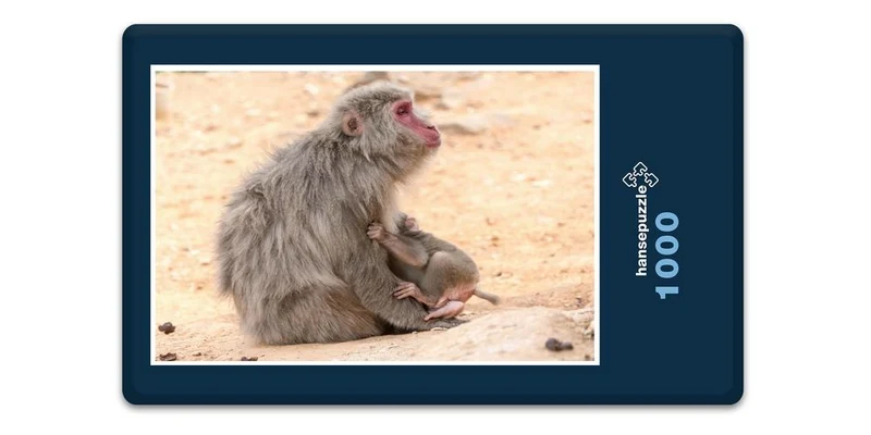 17971 Tierwelt - Affen-Familie Puzzle