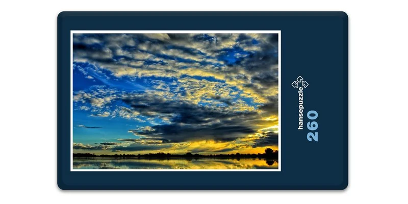 17865 Natur - Lagune am Abend Puzzle