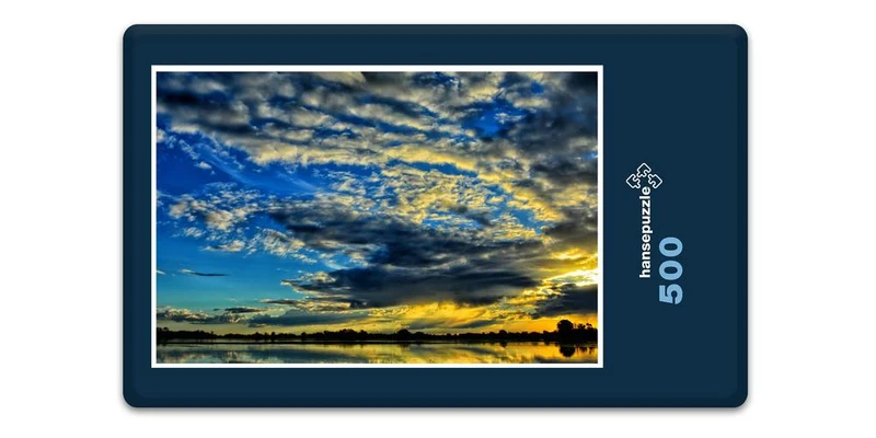17865 Natur - Lagune am Abend Puzzle