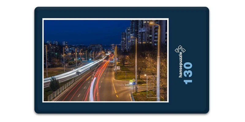 17867 Natur - Burgas am Abend Puzzle