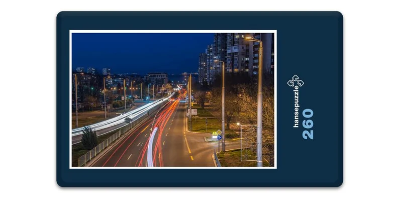 17867 Natur - Burgas am Abend Puzzle