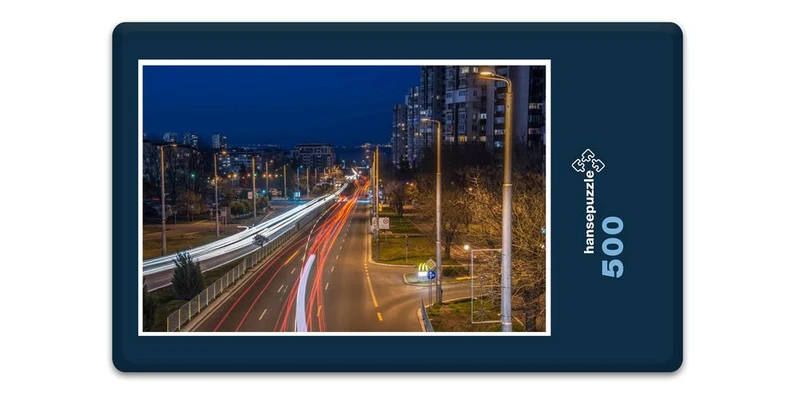 17867 Natur - Burgas am Abend Puzzle