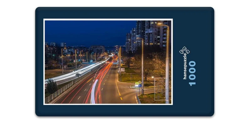 17867 Natur - Burgas am Abend Puzzle
