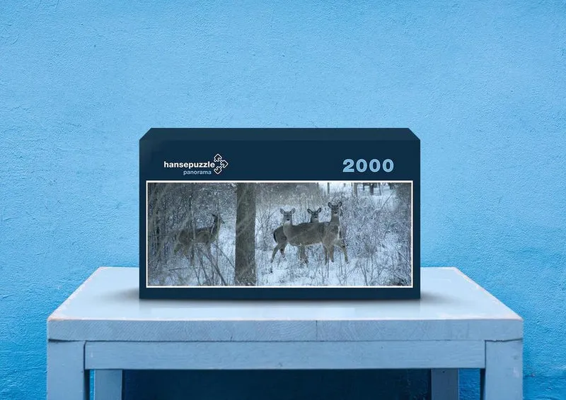 42758 Tierwelt - Rehe im Wald Puzzle