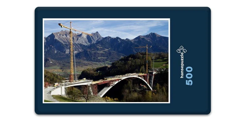 18015 Gebäude - Brücke im Bau Puzzle