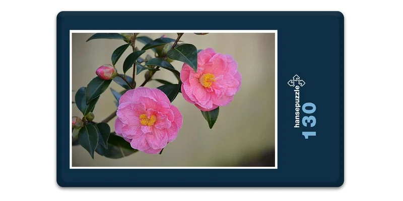 17977 Natur - Rosa Blüte Puzzle