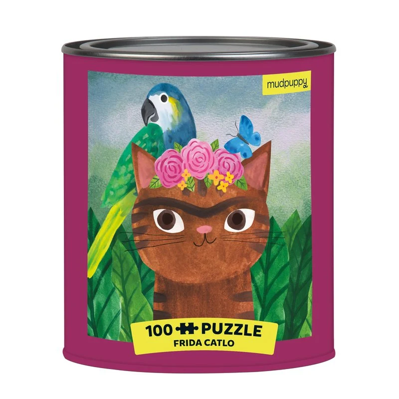 Frida Catlo Artsy Cats In A Tin (100pcs)