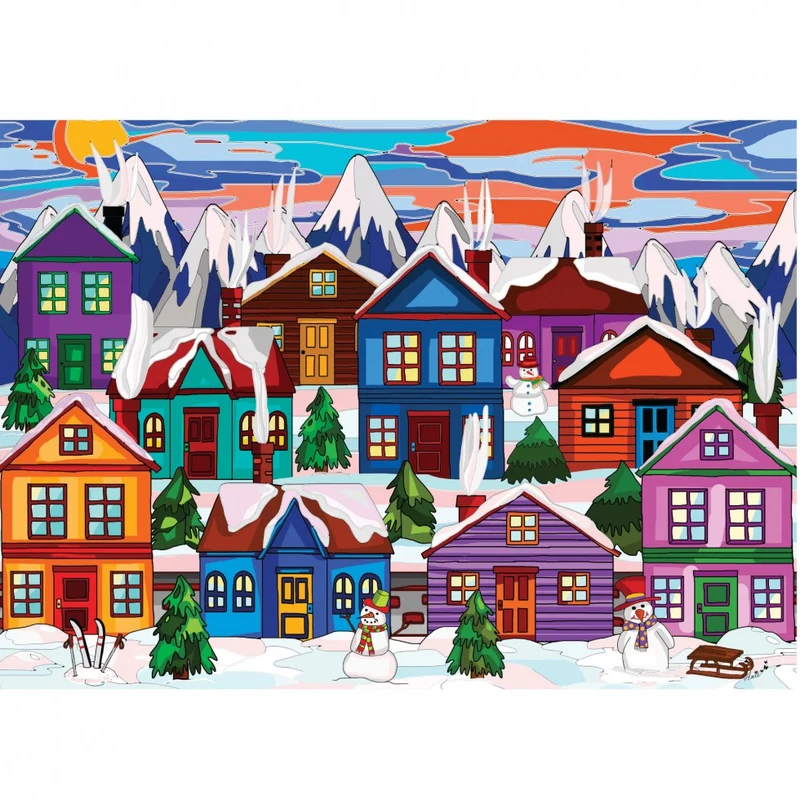 Snow Much Fun (Plaisirs D'Hiver), Anie Maltais (1000pcs)