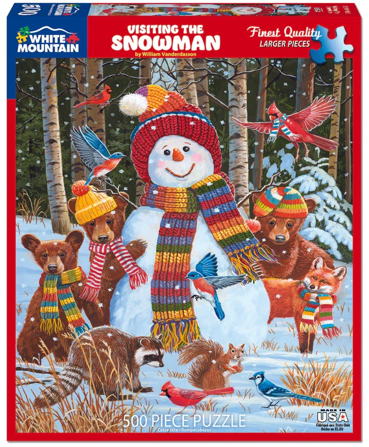 Visiting The Snowman, William Vanderdasson (500pcs)