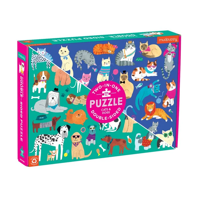Cats & Dogs Double-Sided (100pcs)