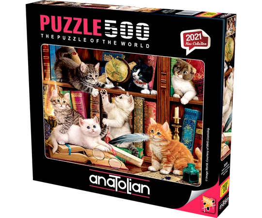 Kittens In The Library (500pcs)