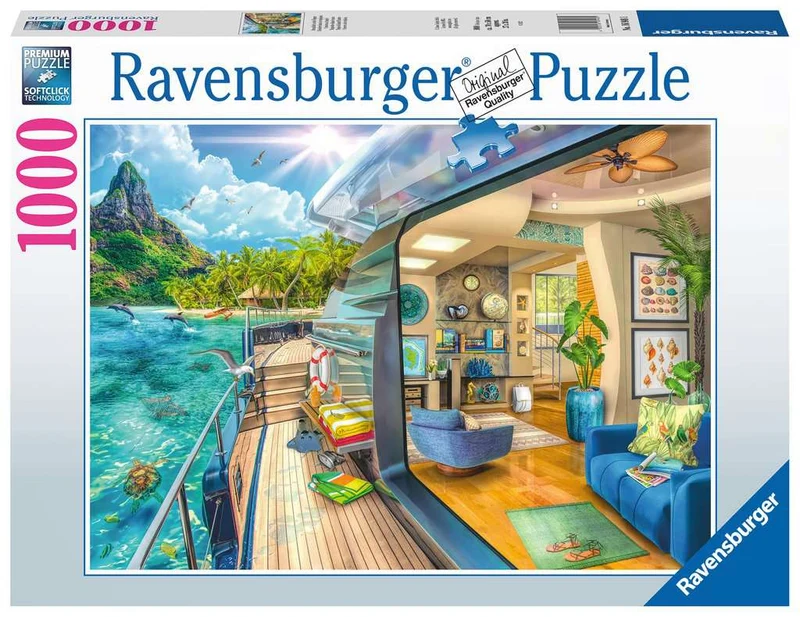 DMG Ravensburger Tropical Island Charter (1000pcs) (DAMAGED BOX)