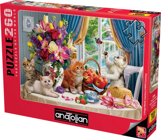 Fluffy Kittens in The Living Room (260pcs)