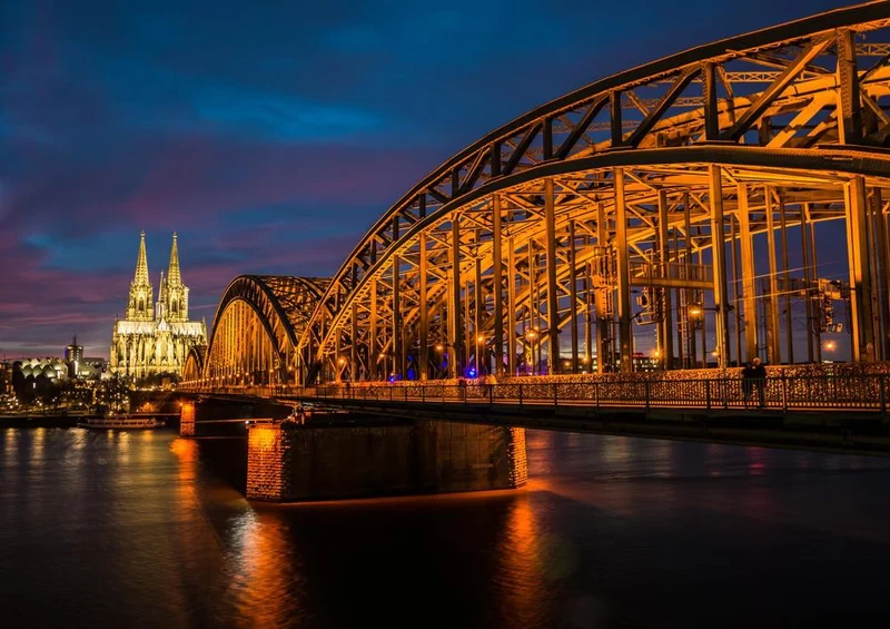 23625 Orte - Rhein-Brücke Puzzle
