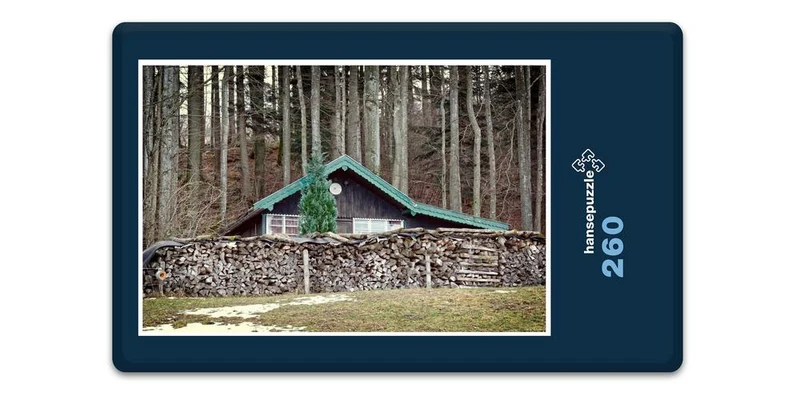 18019 Gebäude - Holz-Haus Puzzle