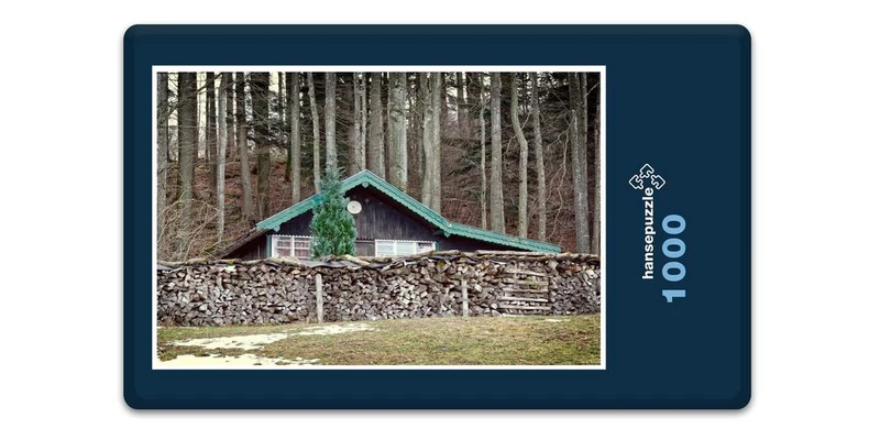 18019 Gebäude - Holz-Haus Puzzle