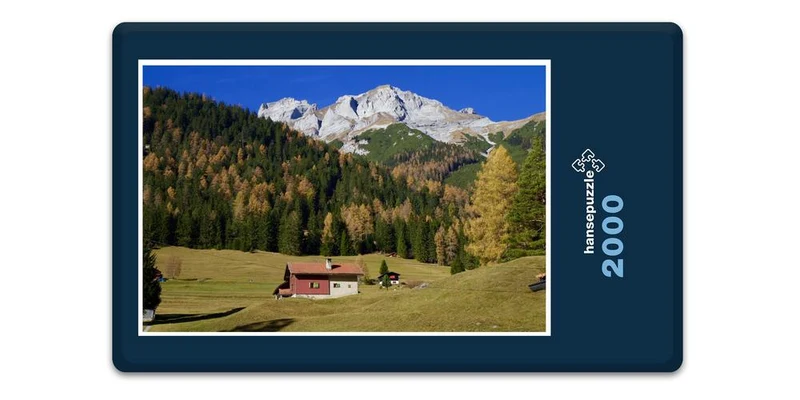 18020 Gebäude - Berg-Hütte Puzzle