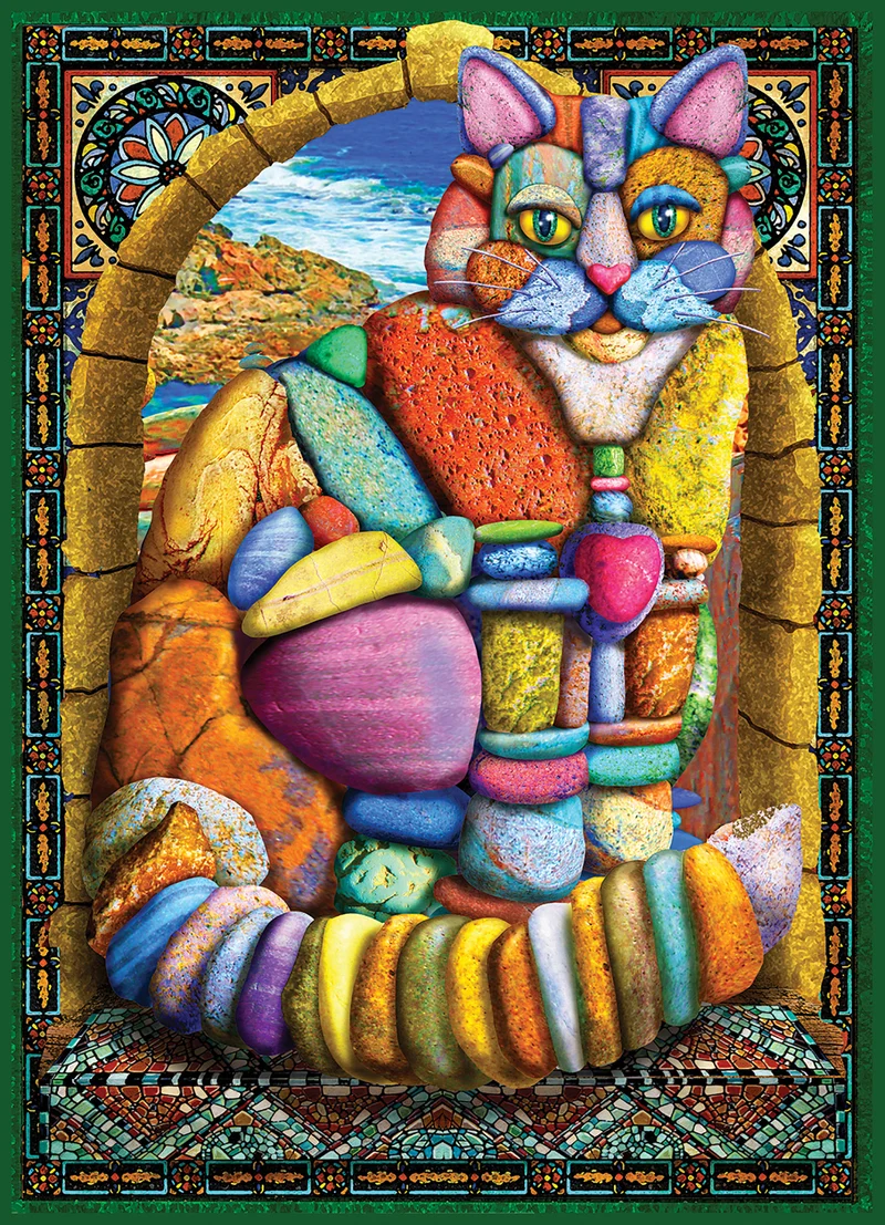 Cairn Stone Cat (1000pcs)