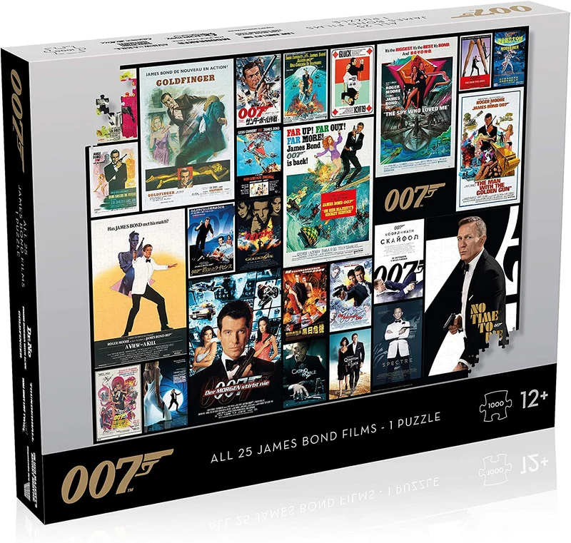 All 25 James Bond Films (1000pcs)