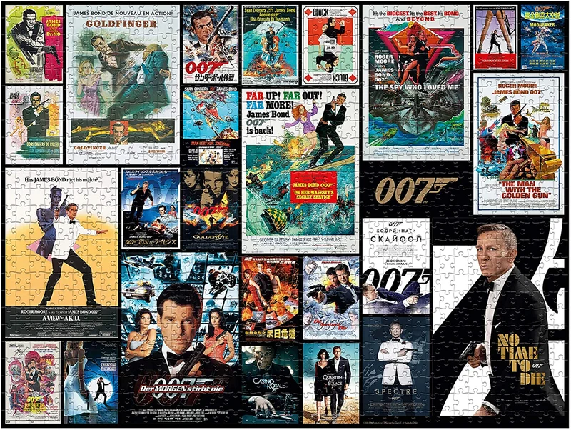 All 25 James Bond Films (1000pcs)