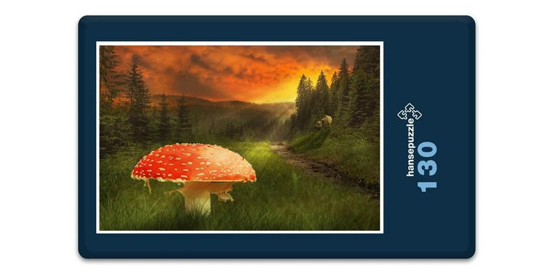 18028 Natur - Pilz im Licht Puzzle