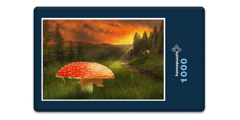 18028 Natur - Pilz im Licht Puzzle
