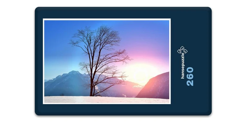 18032 Natur - Sonne im Schnee Puzzle