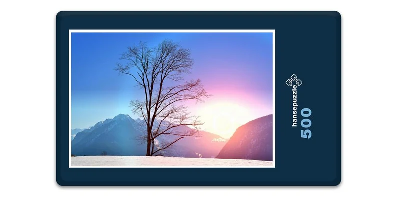 18032 Natur - Sonne im Schnee Puzzle