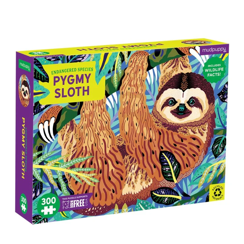 Pygmy Sloth Endangered Species (300pcs)