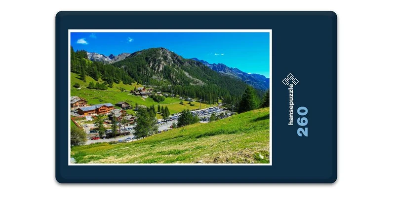 18033 Natur - Berg-Dorf Puzzle