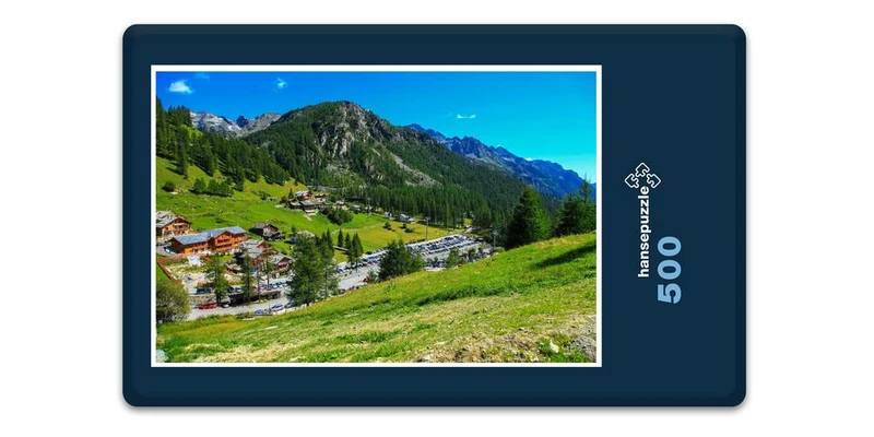 18033 Natur - Berg-Dorf Puzzle