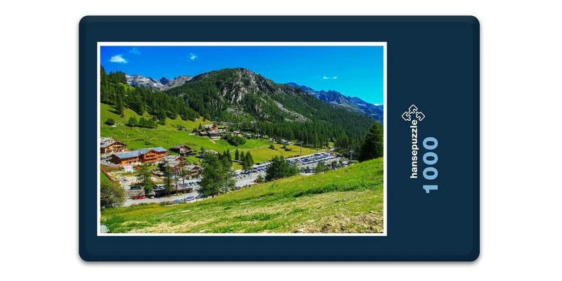 18033 Natur - Berg-Dorf Puzzle