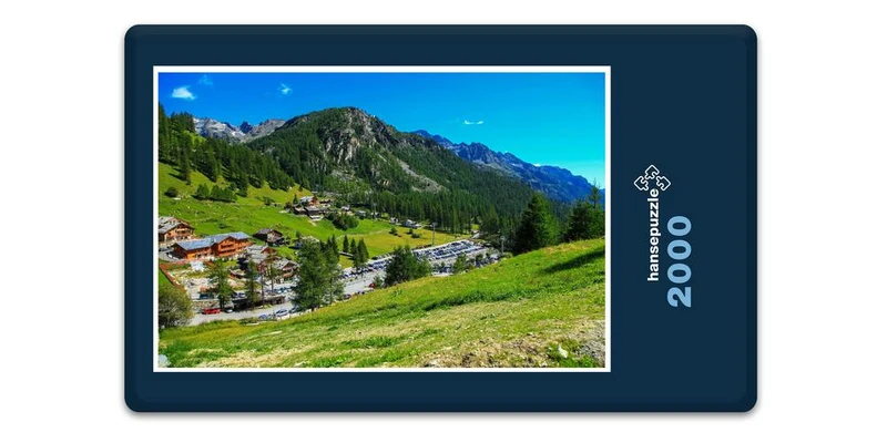 18033 Natur - Berg-Dorf Puzzle