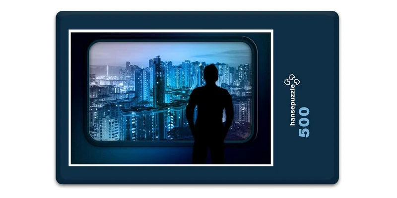 17990 Orte - Hong Kong Skyline Puzzle