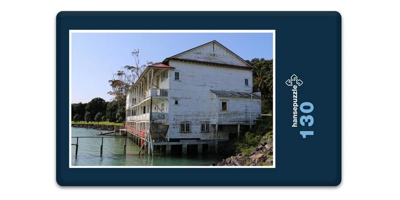 17993 Gebäude - Haus am See Puzzle