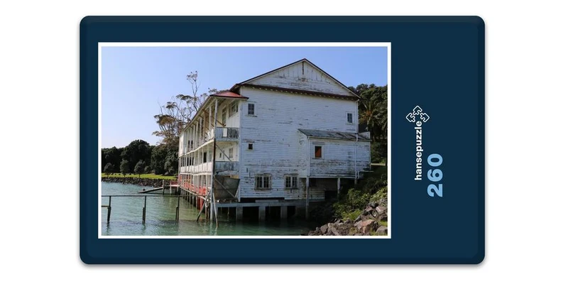 17993 Gebäude - Haus am See Puzzle