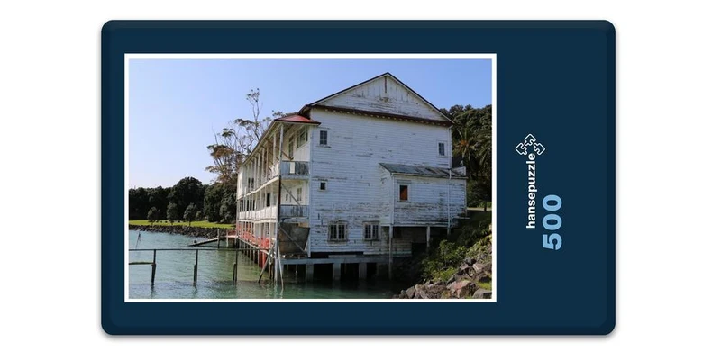 17993 Gebäude - Haus am See Puzzle