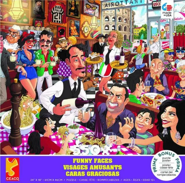 Funny Faces: Italian Restaurant (550pcs)