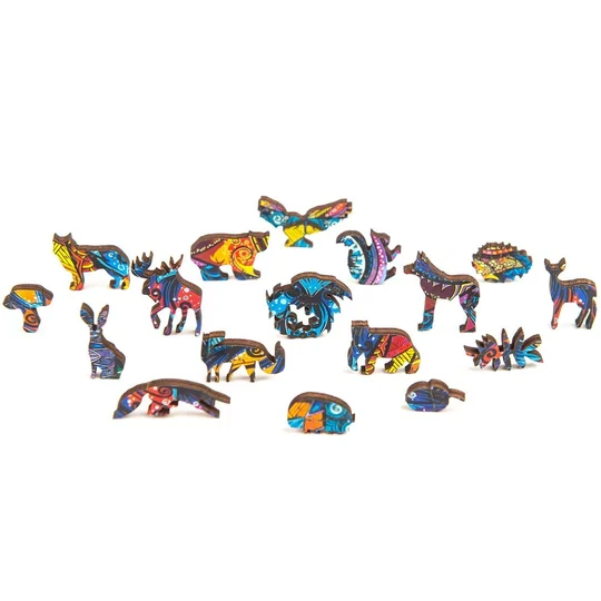Charming Owl (Size M) (Wooden Jigsaw Puzzle)