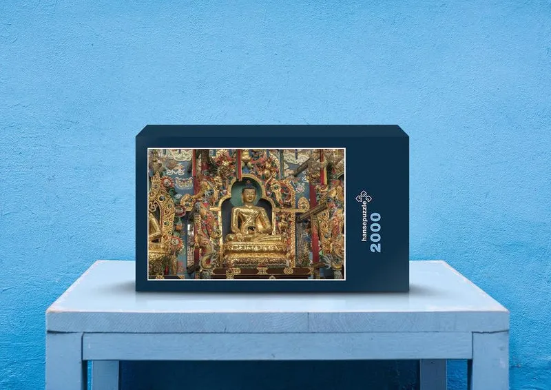 22275 Orte - Goldener Buddha Puzzle